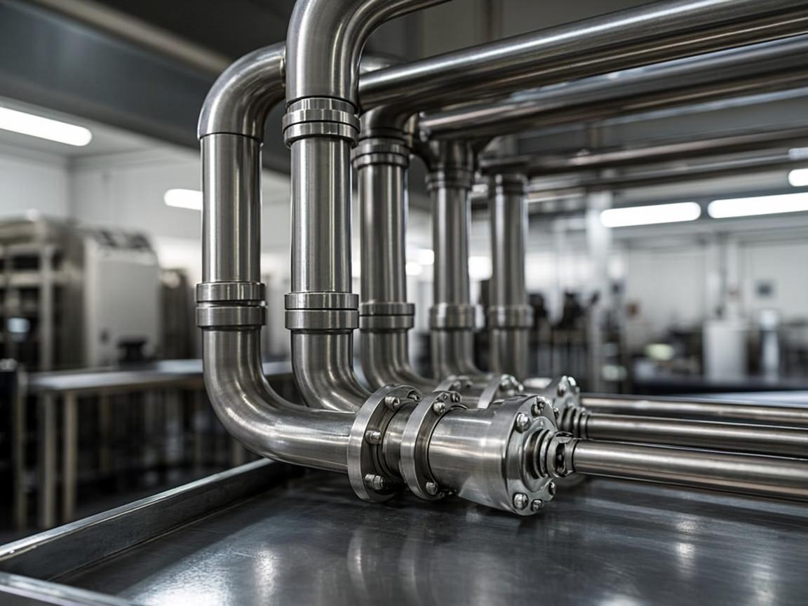 Canalisations propres dans une cuisine professionnelle entretenue par HYDREX
